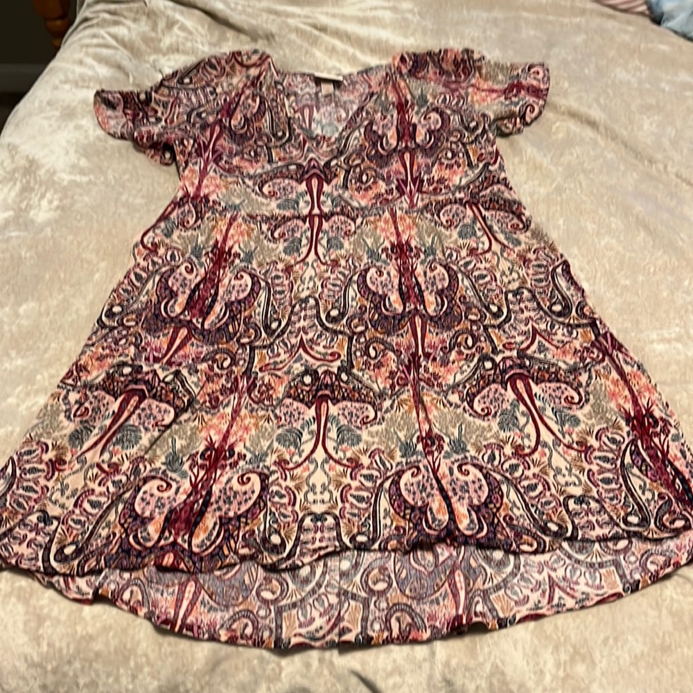 Adult medium, flowy, paisley print sundress